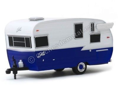 1962 Shasta Airflyte "Hitched Homes Series 7" 1:64 Greenlight 34070F Cochesdemetal.es