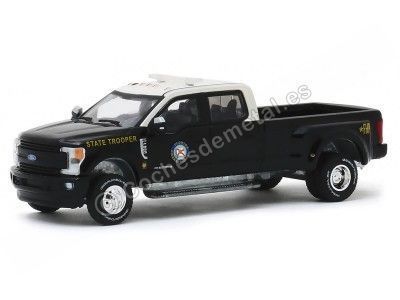 Cochesdemetal.es 2019 Ford F-350 Lariat Florida Highway Patrol "Dual Drivers Series 3" 1:64 Greenlight 46030E