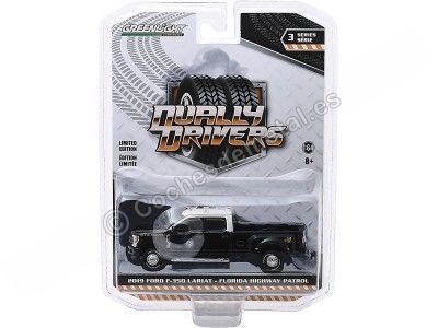 Cochesdemetal.es 2019 Ford F-350 Lariat Florida Highway Patrol "Dual Drivers Series 3" 1:64 Greenlight 46030E 2