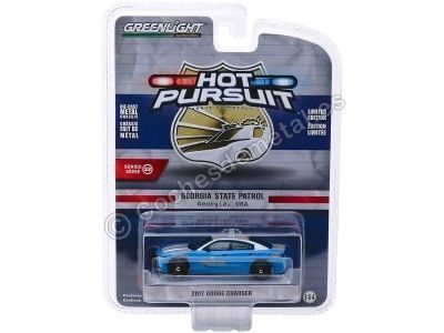 2017 Dodge Charger Police Georgia "Hot Pursuit Series 33" 1:64 Greenlight 42900E Cochesdemetal.es 2