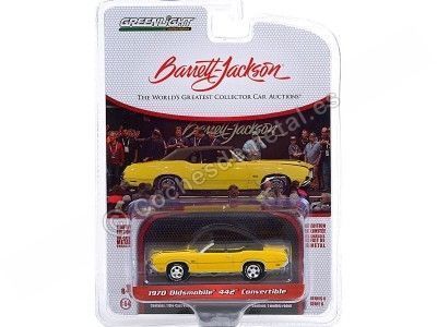 Cochesdemetal.es 1970 Oldsmobile 442 Convertible "Barret Jackson Series 6" 1:64 Greenlight 37220C 2