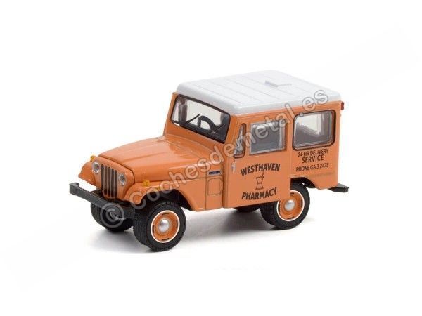 Cochesdemetal.es 1974 Jeep DJ-5 "Blue Collar Series 9" 1:64 Greenlight 35200B