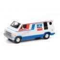 Cochesdemetal.es 1976 Dodge B-100 Mopar "Blue Collar Series 9" 1:64 Greenlight 35200C