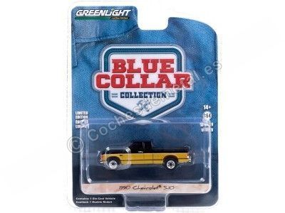 Cochesdemetal.es 1990 Chevrolet S10 Pickup Cerrado "Blue Collar Series 9" 1:64 Greenlight 35200E 2