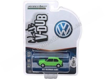 Cochesdemetal.es 1975 Volkswagen Rabbit (golf) Rallye "Club V-Dub Series 10" 1:64 Greenlight 29980d 2