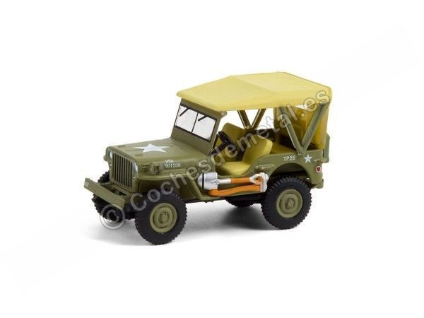 Cochesdemetal.es 1940 Jeep Willys MB "Anniversary Collection Series 12" 1:64 Greenlight 28060A