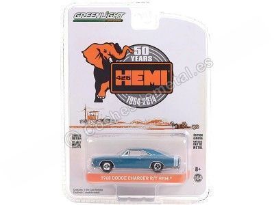 1968 Dodge HEMI Charger R/T 426 "Anniversary Collection Series 12" 1:64 Greenlight 28060E Cochesdemetal.es 2