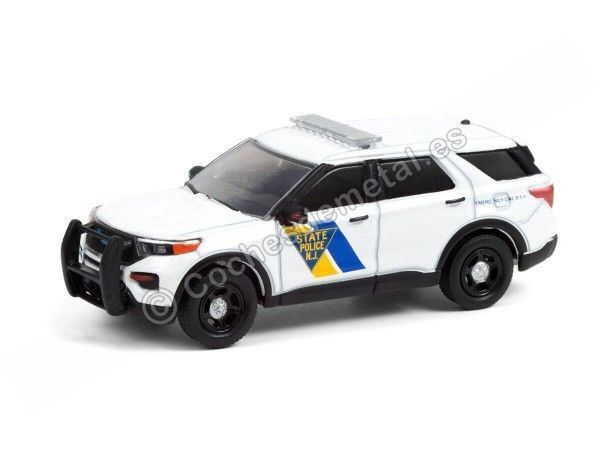 Cochesdemetal.es 2021 Ford Police Interceptor "Anniversary Collection Series 12" 1:64 Greenlight 28060F