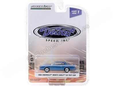 Cochesdemetal.es 1984 Chevrolet Monte Carlo SS Test Car "Detroit Speed Inc Series 1" 1:64 Greenlight 39040B 2
