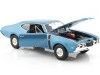 Cochesdemetal.es 1968 Oldsmobile 442 Coupé bleu métallique 1:24 Welly 24024