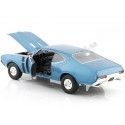 Cochesdemetal.es 1968 Oldsmobile 442 Coupé bleu métallique 1:24 Welly 24024