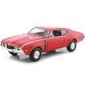 Cochesdemetal.es 1968 Oldsmobile 442 Coupé Rojo 1:24 Welly 24024