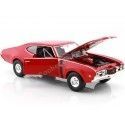 Cochesdemetal.es 1968 Oldsmobile 442 Coupé Rojo 1:24 Welly 24024