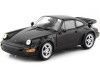 Cochesdemetal.es 1991 Porsche 911 (964) Turbo Negro 1:24 Welly 24023