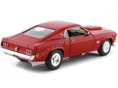 Cochesdemetal.es 1969 Ford Mustang Boss 429 Rojo 1:24 Welly 24067 2