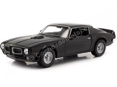 Cochesdemetal.es 1972 Pontiac Firebird Trans AM Negro 1:24 Welly 24075