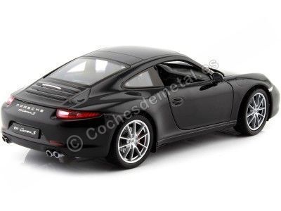 Cochesdemetal.es 2012 Porsche 911 (991) Carrera S Negro 1:24 Welly 24040 2