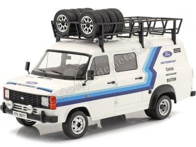 1985 Ford Transit MKII VAN Equipo Ford Rally Assistance con Accesorios 1:18 Ixo Models RMC073XE Cochesdemetal.es