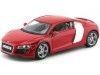 CARSDEMETAL.ES 2008 Audi R8 Metallic Red 1:18 MAISTO 36143 en liquidation