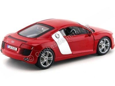 2008 Audi R8 Rojo Metalizado 1:18 Maisto 36143 En Liquidación Cochesdemetal.es 2