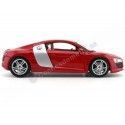 Cochesdemetal.es 2008 Audi R8 Rojo Metalizado 1:18 Maisto 36143 En Liquidación
