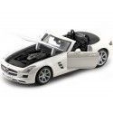 Cochesdemetal.es 2011 Mercedes-Benz SLS AMG 6.3 Roadster Blanco Perla 1:24 Maisto 31272 En Liquidación