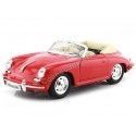 Cochesdemetal.es 1958 Porsche 356B Cabrio Rojo 1:24 Welly 29390