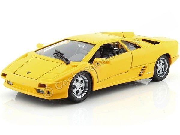 Cochesdemetal.es 1995 Lamborghini Diablo Amarillo 1:24 Welly 29374