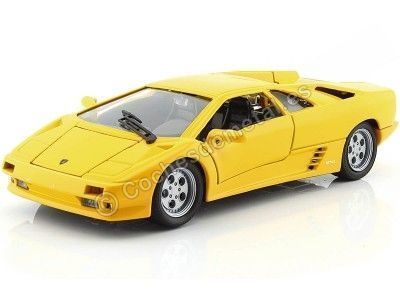 Cochesdemetal.es 1995 Lamborghini Diablo Amarillo 1:24 Welly 29374