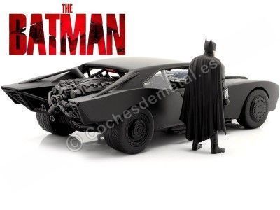 2022 Batmobile Con Luces y Figura de Batman "The Batman" Negro 1:18 Jada Toys 32504/253216002 Cochesdemetal.es 2