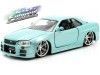 Cochesdemetal.es 1999 Nissan Skyline GT-R "Fast & Furious" Verde Metalizado 1:24 Jada Toys 32608 253203066