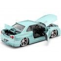 Cochesdemetal.es 1999 Nissan Skyline GT-R "Fast & Furious" Verde Metalizado 1:24 Jada Toys 32608 253203066