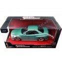 Cochesdemetal.es 1999 Nissan Skyline GT-R "Fast & Furious" Verde Metalizado 1:24 Jada Toys 32608 253203066