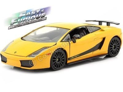 2013 Lamborghini Gallardo Superleggera "Fast & Furious 6" Amarillo 1:24 Jada Toys 32609/253203067 Cochesdemetal.es