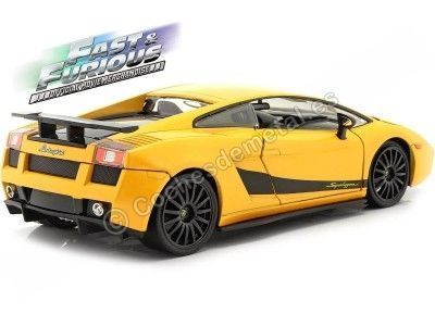 Cochesdemetal.es 2013 Lamborghini Gallardo Superleggera "Fast & Furious 6" Amarillo 1:24 Jada Toys 32609/253203067 2