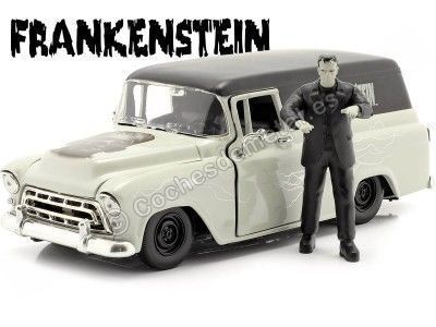 1957 Chevy Suburban + Figura Frankenstein 1:24 Jada Toys 253255032 Cochesdemetal.es