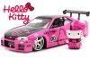 Cochesdemetal.es 2002 Nissan Skyline GTR (BNR34) "Hello Kitty" 1:24 Jada Toys 253245003