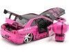 Cochesdemetal.es 2002 Nissan Skyline GTR (BNR34) "Hello Kitty" 1:24 Jada Toys 253245003