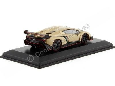 Cochesdemetal.es 2013 Lamborghini Veneno LP750-4 Oro Metalizado 1:64 Kyosho 07040A1 2