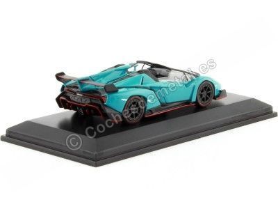 Cochesdemetal.es 2015 Lamborghini Veneno Roadster LP750-4 Azul 1:64 Kyosho 07040A4 2