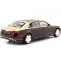Cochesdemetal.es 2021 Mercedes-Benz Maybach S680 4Matic (Z223) Rojo Rubelita / Oro Kalahari 1:18 Édition de concession