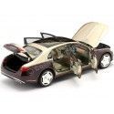 Cochesdemetal.es 2021 Mercedes-Benz Maybach S680 4Matic (Z223) Rojo Rubelita / Oro Kalahari 1:18 Édition de concession