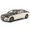 Cochesdemetal.es 2021 Mercedes-Benz Maybach S680 4MATIC (Z223) Blanco Diamante / Negro Obsidiana 1:18 Édition du