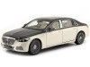 Cochesdemetal.es 2021 Mercedes-Benz Maybach S680 4MATIC (Z223) Blanco Diamante / Negro Obsidiana 1:18 Édition du