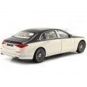 Cochesdemetal.es 2021 Mercedes-Benz Maybach S680 4MATIC (Z223) Blanco Diamante / Negro Obsidiana 1:18 Édition du