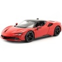 Cochesdemetal.es 2019 Ferrari SF90 Stradale Hybid Rojo 1:18 Bburago 16015