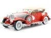 Cochesdemetal.es 1934 Duesenberg Phaeton II SJ Rojo / Blanco 1:18 Greenlight 13627