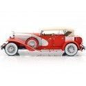 Cochesdemetal.es 1934 Duesenberg Phaeton II SJ Rojo / Blanco 1:18 Greenlight 13627