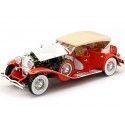 Cochesdemetal.es 1934 Duesenberg Phaeton II SJ Rojo / Blanco 1:18 Greenlight 13627