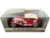 Cochesdemetal.es 1934 Duesenberg Phaeton II SJ Rojo / Blanco 1:18 Greenlight 13627